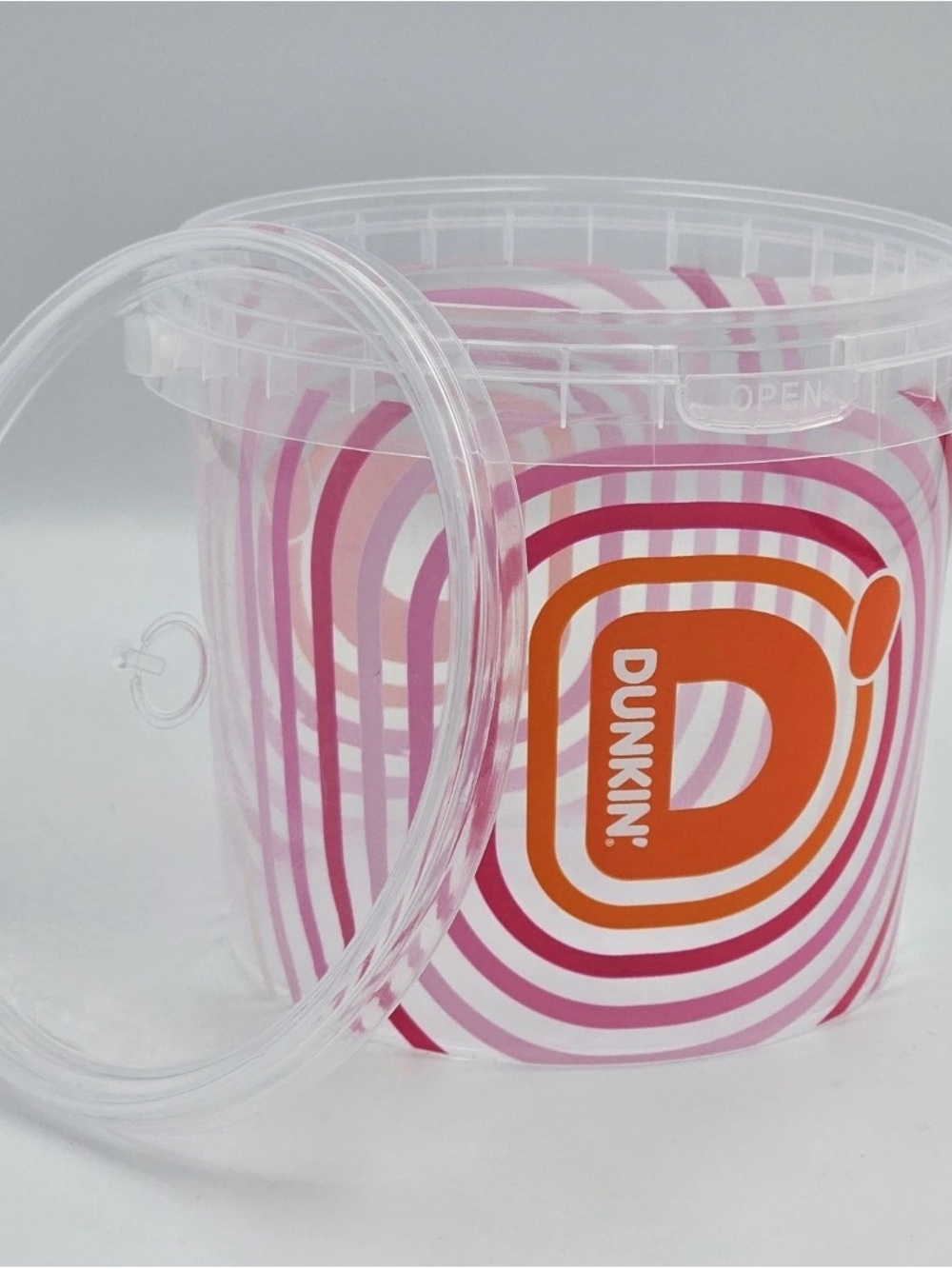 New Limited Edition Dunkin Iced Beverage Bucket 48oz